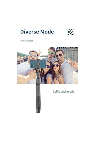 Torima L16 Çok Amaçlı Tripod Selfie Kumandalı 153 Cm Anroid Apple Uyumlu iOS Go Pro