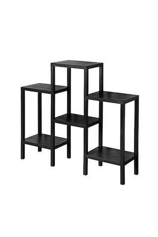 6 Katlı Düzenleyici Raf Ünitesi, Kitaplık, Siyah