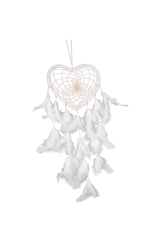 Homyl Tüy Ev Düğün Dekorasyon Araba Süsleri Ile Kalp Beyaz Tarif Edildiği Gibi