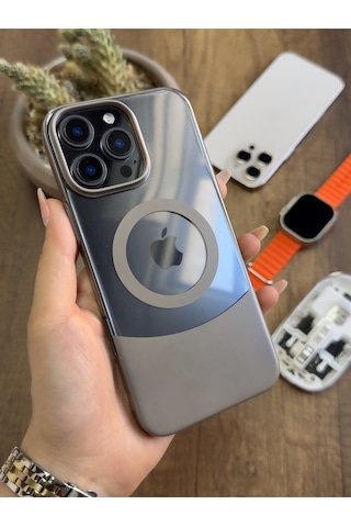 Apple iPhone 16 Pro Max Magsafe Uyumlu Mika Sararmaz Kılıf Soocase720 Çok Renkli