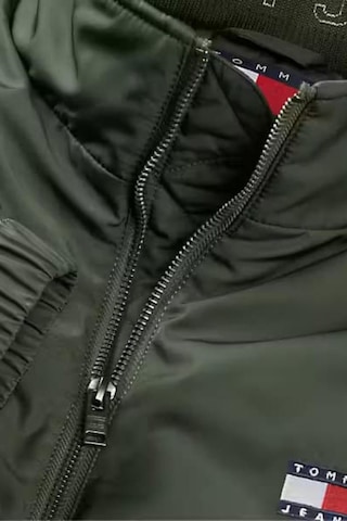 Tommy Hilfiger Erkek Dik Yaka Dolgulu Mont - Haki-11211 Pewter Green