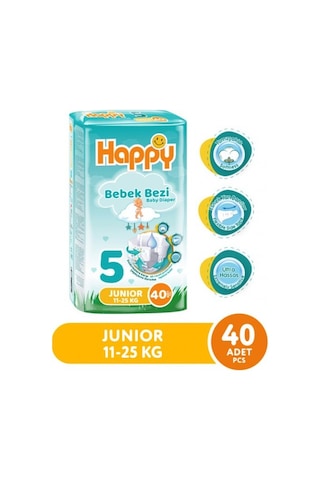 Happy Bebek Bezi Junior 5 No 40 Lı