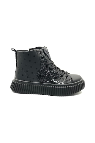 Cool Aisha Ortopedik Kaymaz Taban Unisex Çocuk Bot Siyah