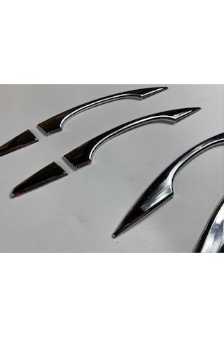 Autogp Peugeot Krom Kapı Kolu Kaplama 208-308-508-2008-3008-5008 Uyumlu