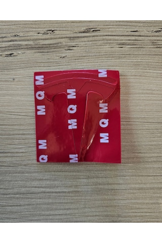 Tesla Model Y Legacy / Model 3 Ön Kaput Arma Logo Krom Nikelaj 6x6cm