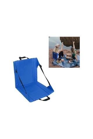 Ambition Hem Minder Depolama Katlanır Piknik Minderi Stadyum Mavi