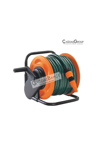 Gf 5846 Bahçe Hortum Toplama Makarası 20M Hortum Ve Bağlama Kiti