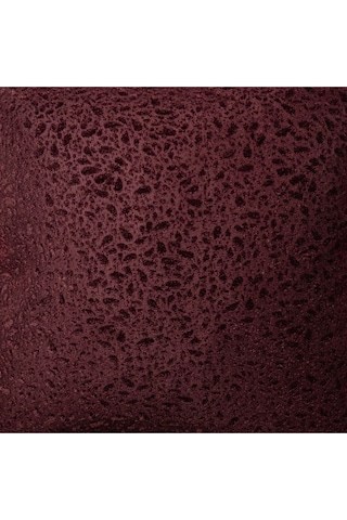 Sezyon Yuna Desenli 50 50 Bordo Kırlent Kılıfı Bordo