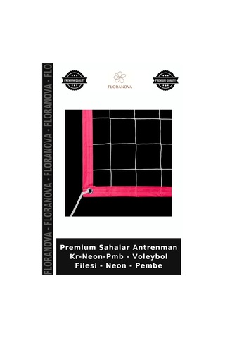 Premium Sahalar Antrenman Kr-neon-pmb - Voleybol Filesi - Neon - Pembe