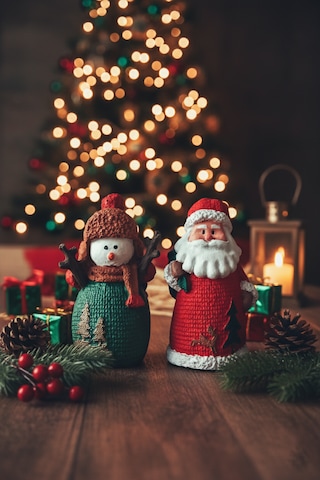 Kardan Adam Noel Baba Yılbaşı, New Year, Yeni Yıl Hediye Biblo 01