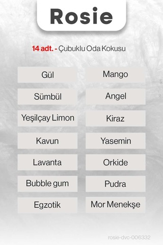 Rosıe Oda Kokuları 14 Çeşit Mega Paket Fresh