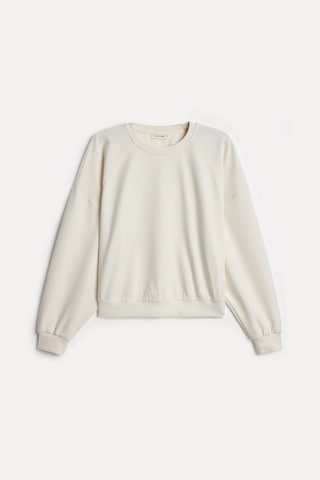 Mudo Kadın Kadın Ekru Bisiklet Yaka Sweatshirt 1272025