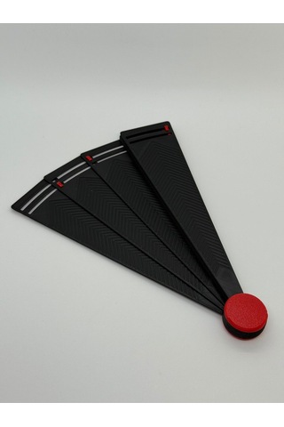 Yelpaze Serinleten Tasarımlar- Kırmızı Siyah