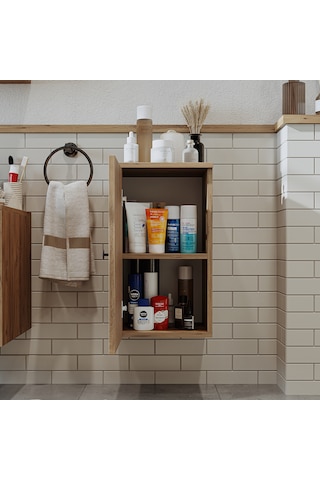 Banyo Dolabı Mat Mdf 60 X 35 Cm Banyo Boy Dolabı Atlantik Atlantik Çam