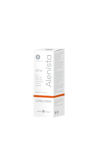 Alenista Mavi Işık Korumalı Güneş Kremi SPF50+ 100 ML