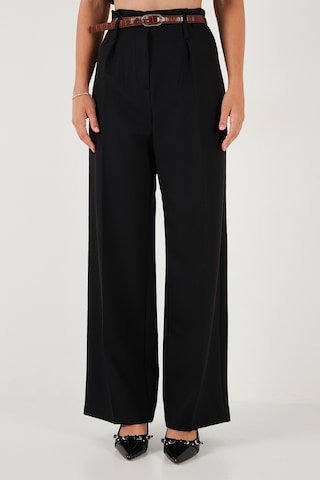 Lela Wide Leg Yüksek Bel Geniş Paça Palazzo Bayan Pantolon 65271262 Siyah