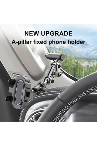 Motion003 Off-road Araçlar İçin Siyah Abs Telefon Tutucu Gösterge Paneli Ve Koltuk Askısı