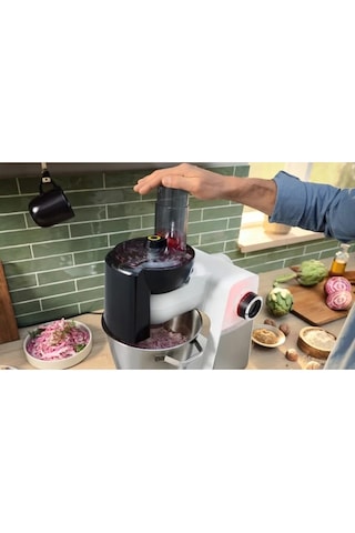 Bosch Uyumlu Mums6zs00 Serie 6 Mutfak Makinesi Kıyma Çekme Aparatı Ve Rende Seti