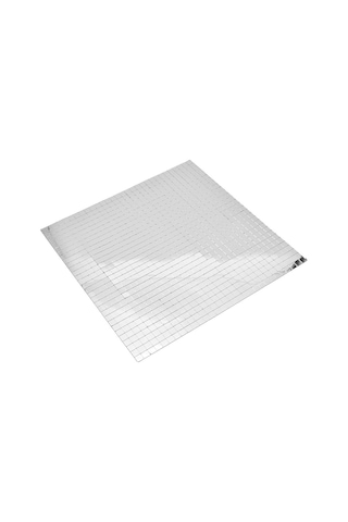 3 Lü Kendinden Yapışkanlı Silver Ayna Mozaik Disco Sticker Duvar Çerçeve Eşya Dekoratif Kaplama30x30 Gümüş