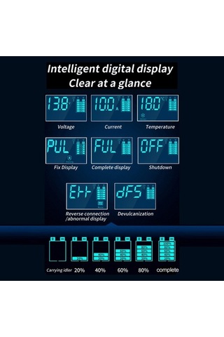 Ebitda Araba Akü Şarj Cihazı, 12v/24v Akıllı Şarj Cihazı, Otomotiv Akü Bakım Turuncu