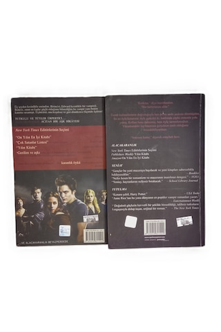 Alacakaranlık & Şafak Vakti - Stephenie Meyer 2 Kitap Set 2. El