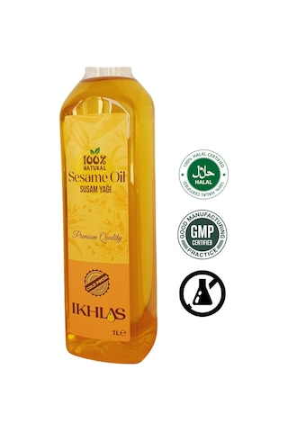 Ikhlas Soğuk Sıkım Susam Yağı 1 L