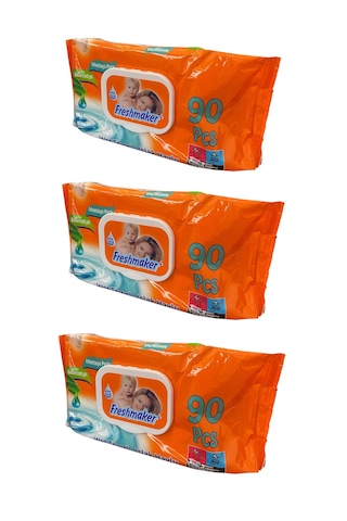 Freshmaker 90'lı Islak Mendil-Havlu 2 Paket 90 Adet