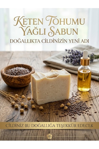 Keten Tohumu Yağlı Sabun