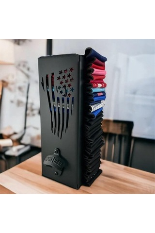 Moly Şişe Aç.lı Kutu Soğutucu Tutucu, 40x9x9cm Siyah, Bira Sevenler İçin Siyah