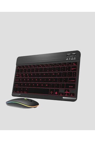 Mey Najmaddin Aydınlatmalı Türkçe Q Rgb Klavye Sessiz Ve Dayanıklı Tuş Takımı Najmaddin
