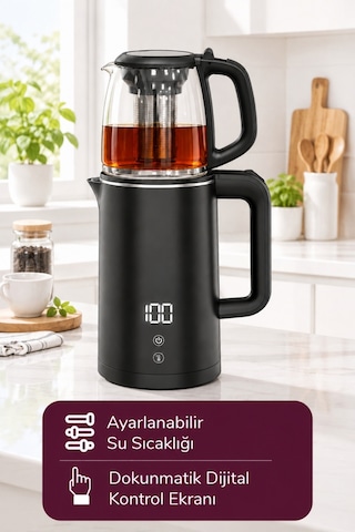 Masterchef MC-444 1.7 L Dijital Çay Makinesi
