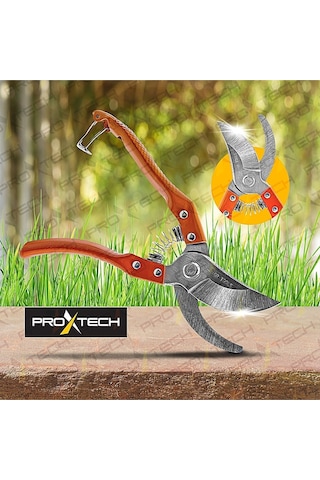 Proxtech Katlanabilir Emniyetli Cep Bahçe Budama Testeresi 180 Mm Dal Budama Makası 2li Set