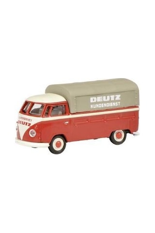 Schuco Volkswagen T1 Pickup Deutz 1/87 Model Araba