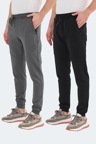 Slazenger Venom 2 Li Set Erkek Siyah - Koyu Gri Pantolon Siyah - Koyu Gri
