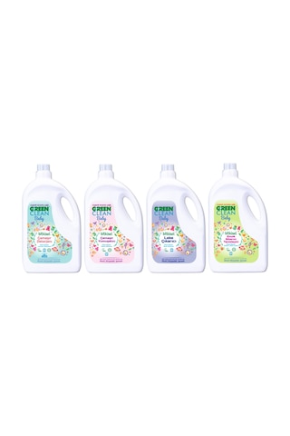 U Green Clean Baby Bebek Deterjanı + Yumuşatıcı + Leke Çıkarıcı + Biberon Temizleyici 2750 ML
