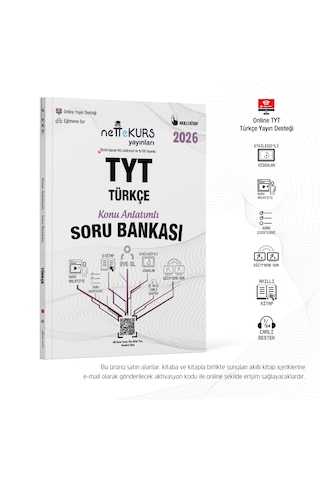 Nettekurs Yayınları Yks Tyt Türkçe Konu Anlatımlı Akıllı Soru Bankası