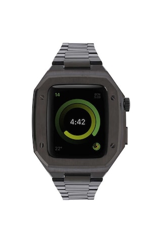Watch 44mm Uyumlu Krd-64 Metal Zore Kordon-siyah