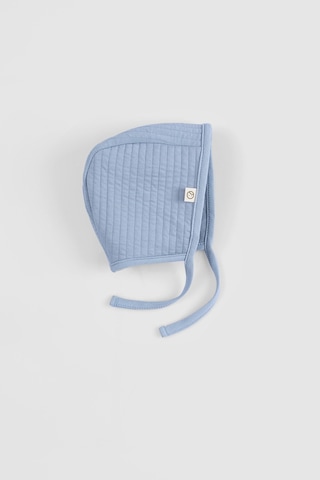 Kapitone Mavi İngiliz Bebek Şapka Mavi