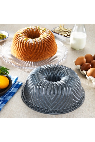 Schafer Cakehaus Kek Kalıbı+hazırlık Seti 6 Parça-gri Gri