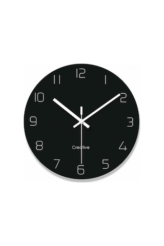 Primepickings Modern Asma Duvar Saati, Ev/mutfak/ofis/okul Için Sessiz Geçmeyen Kaliteli Kuvars Cam Saatler A