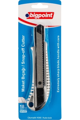 Bigpoint Maket Bıçağı Metal Geniş X 12 Adet