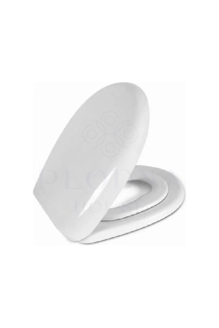 Universal Oval Çocuk Adaptörlü Klozet Kapağı Yavaş Kapanır