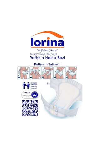Lorina Bel Bantlı Hasta Bezi L 30 Lu L