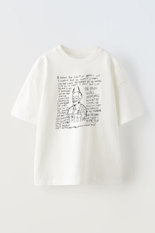 Thewert Unisex Kötü Adamlar Skull Tasarım Baskılı Pamuk Beyaz Oversize T-shirt