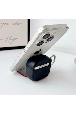 E2m Apple Uyumlu AirPods Pro 2 Kılıf Aynalı Siyah