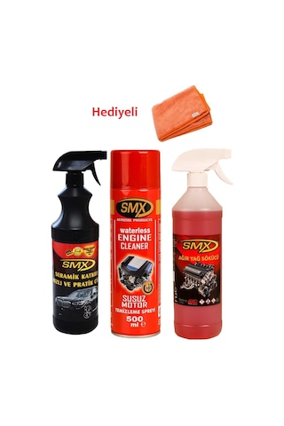 Smx Seramik Katkılı Cila / Susuz Motor Temizleme/ Ağır Yağ Sökücü