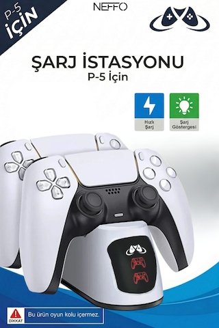 Ps5 Joystick Şarj Standı Dualsense Göstergeli Şarj Istasyonu