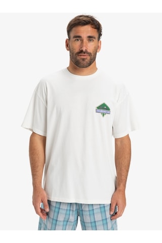 Quiksilver Crystal Jet Erkek Beyaz Tişört Eqyzt08023 Beyaz