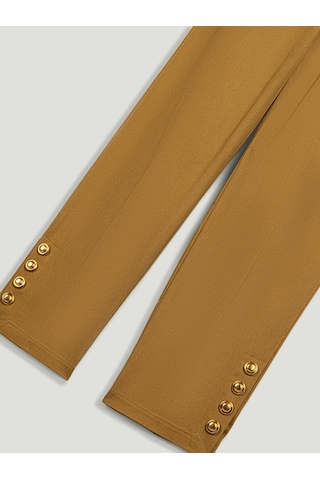 Nocturne Gold Aksesuarlı Pantolon N26yn3472 Camel