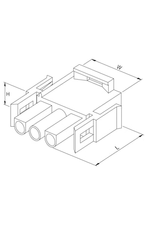 Kye 3903-3' Lü Erkek Yuvarlak Konnektör